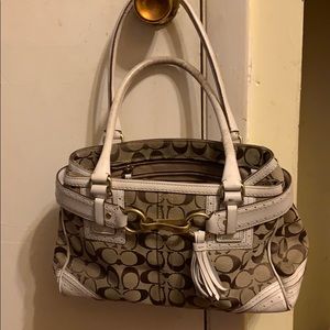 Coach Hampton Signature Satchel